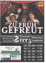 Einladung © Kulturverein "TheaterSTERZ"