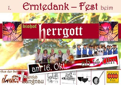 1. Erntedankfest beim Biohof Herrgott