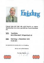 Einladung  © Prof. Mag. Ertl 