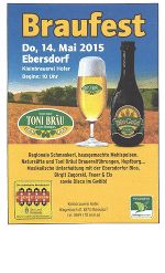 Einladung Braufest © Kleinbrauerei Hofer