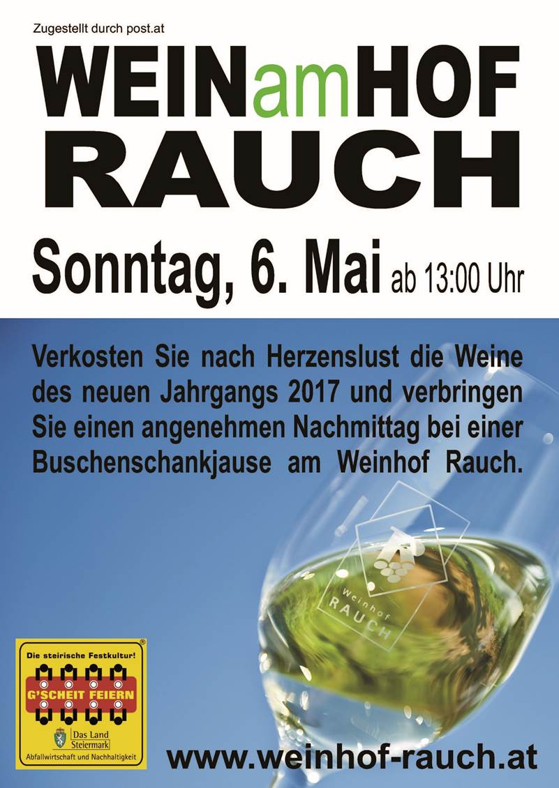 WEIN am HOF - Hoffest am Weinhof Rauch